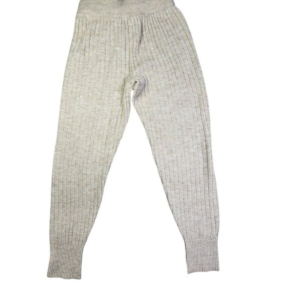 Free People Intimately Ribbed Knit Lounge Pants Beige S - Picture 8 of 9
